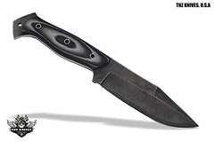 TNZ- 447 Fixed Blade High Carbon 1095 Acid Treated Skinner Knife 10
