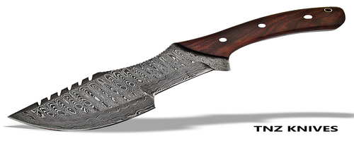 NB KNIVES CUSTOM HANDMADE DAMASCUS STEEL STAG HORN HUNTING KNIFE Han – NB  CUTLERY LTD