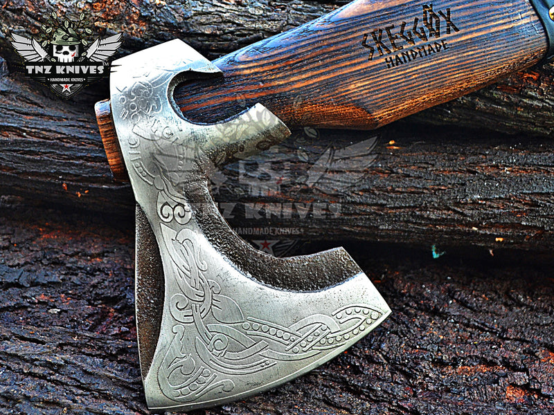 TNZ-625 High Carbon Steel Axe | Viking Axe | Viking Hatchet | Danish Axe | Camping Axe | Gift for Him