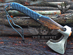 TNZ-625 High Carbon Steel Axe | Viking Axe | Viking Hatchet | Danish Axe | Camping Axe | Gift for Him