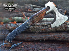 TNZ-625 High Carbon Steel Axe | Viking Axe | Viking Hatchet | Danish Axe | Camping Axe | Gift for Him