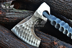 TNZ-632 Handmade High Carbon Steel Edge Viking Axe | Black Handle Axe | Camping Axe |  Gift For Men | Christmas Gift | Halloween Gift