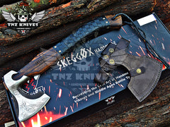 TNZ-625 High Carbon Steel Axe | Viking Axe | Viking Hatchet | Danish Axe | Camping Axe | Gift for Him