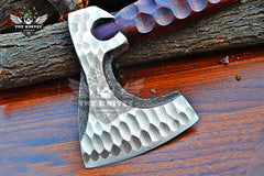 TNZ-628 Authentic Viking Axe | Hand Forged Axe | Viking Hatchet | Gift For Men | Christmas Gift