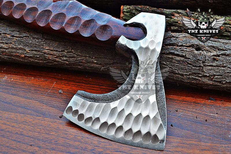 TNZ-628 Authentic Viking Axe | Hand Forged Axe | Viking Hatchet | Gift For Men | Christmas Gift