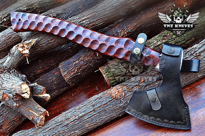 TNZ-628 Authentic Viking Axe | Hand Forged Axe | Viking Hatchet | Gift For Men | Christmas Gift