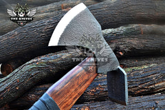 TNZ-631 Hand Forged High Carbon Steel Double Head Edge Viking Axe | Tomahawk Axe | Gift For Husband | Anniversary Gift | Christmas Gift