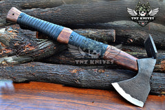 TNZ-631 Hand Forged High Carbon Steel Double Head Edge Viking Axe | Tomahawk Axe | Gift For Husband | Anniversary Gift | Christmas Gift