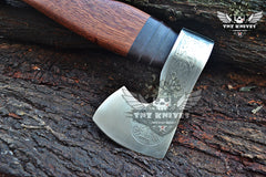 TNZ-634 Hand Forged Helm of Awe Viking Axe | Carbon Steel Viking Axe | Gift For Men | Christmas Gift