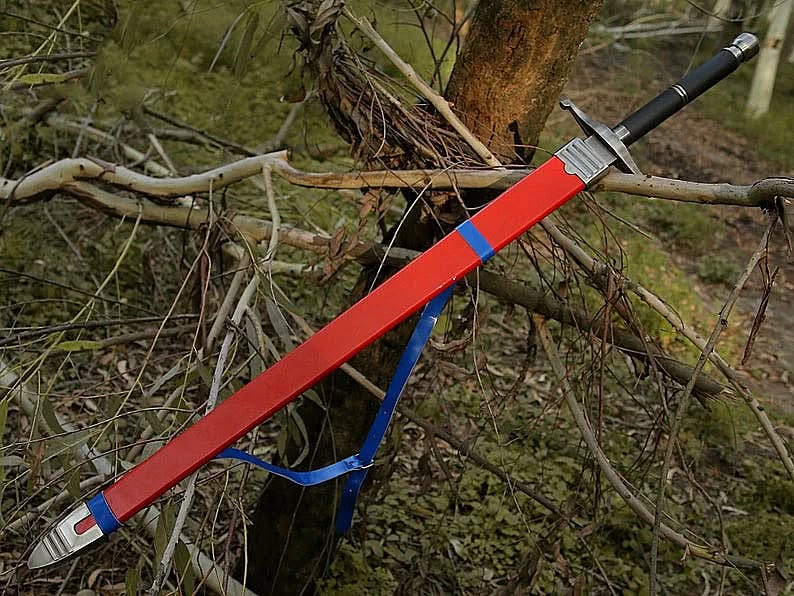 Dragon Ball Z Trunks Sword – Handmade Stainless Steel Anime Replica with Scabbard