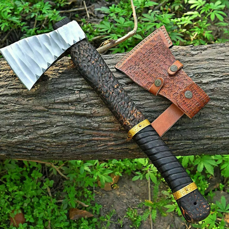 Hand-Forged High Quality Made Stainless Steel Viking Axe, Premium Style Viking Axe For Men