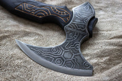 Forged High End Gentlemen Series Viking Axe, Specially Design For Gentlemen's, Scandinavian Style Axe