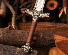 Hand-Forged Conan the Barbarian Atlantean Sword – Legendary Fantasy Weapon Replica