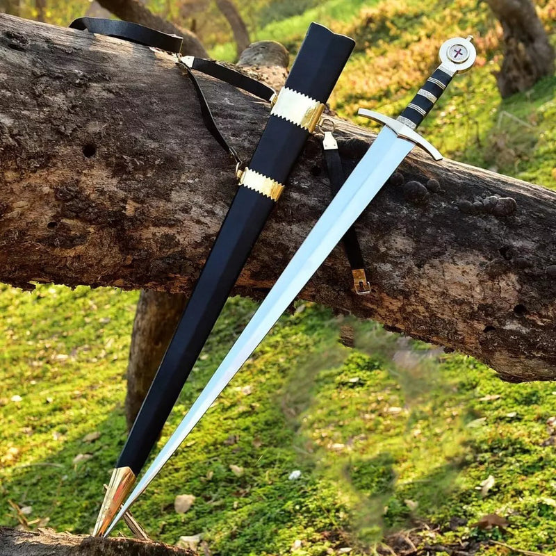 Handmade Medieval Sword with Scabbard – Classic England Style