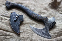 Forged High End Gentlemen Series Viking Axe, Specially Design For Gentlemen's, Scandinavian Style Axe