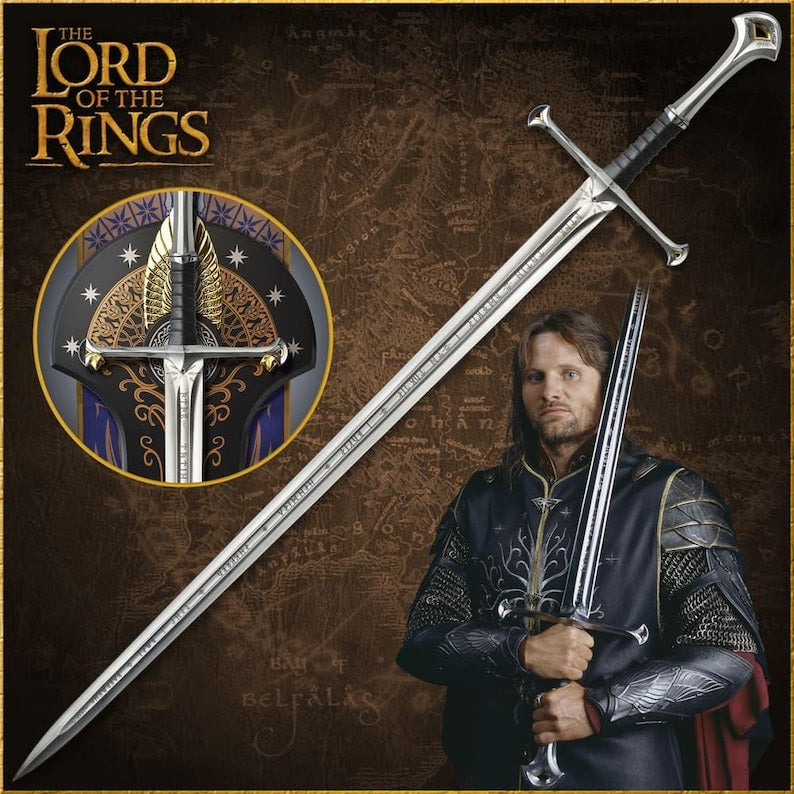 Andúril Sword Replica – King Aragorn's Iconic Ranger Blade for Collectors