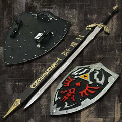 Legend of Zelda Master Sword Replica – Black Limited Edition with Shield