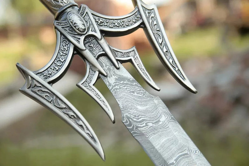 Luciendar Sword of Light – Handmade Damascus Steel Fantasy Blade